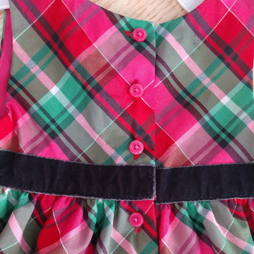 Plaid Dress - 12M